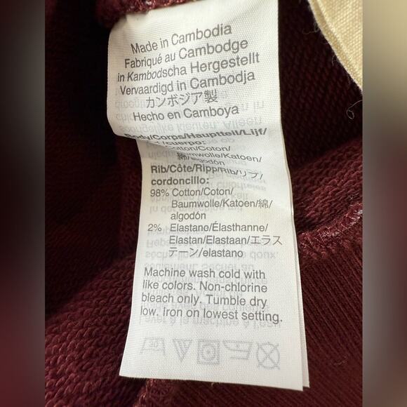 NWT Madewell (Re)sourced Cotton Oversized Sweatshirt in Tigerized Print Size XS - Picture 8 of 10